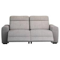 Bank James verstelbaar 3-zits - stof Belfast - grijs - Leen Bakker - thumbnail