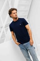 Lacoste Pima T-Shirt Heren Donkerblauw - Maat M - Kleur: Donkerblauw | Soccerfanshop - thumbnail