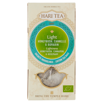Hari Tea Honeyrush cinnamon rosemary lightness bio 10 Stuks