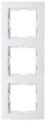 Kopp 308602007 Afdekking Frame 3-voudig HK05 Arctisch-wit 1 stuk(s)