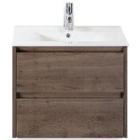 Dante Badmeubelset 60 cm - Tabacco - Keramische Wastafel Wit Enjoy - thumbnail