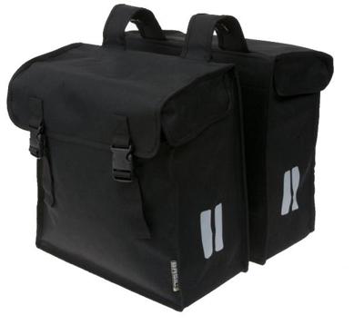 Basil Mara XXL Dubbele fietstas 47 liter - Zwart