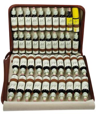 Bach Bloesem Set 20ml in Luxe Lederen Map