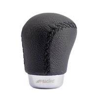 Simoni Racing Pookknop Insitor - Zwart Leder SRINSN - thumbnail