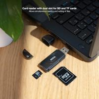 Kaartlezer TooQ TQR-3002B Zwart - thumbnail