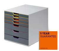 Durable VARICOLOR 7 - 7607 760727 Ladebox Grijs DIN A4, DIN C4, Folio, Letter Aantal lades: 7 - thumbnail