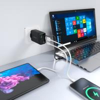 Oplader Aisens ASCH-65W3P071-BK 65 W Zwart - thumbnail