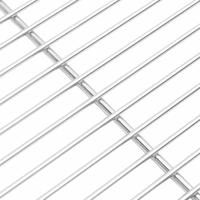 VidaXL Grillrooster zilver 40 x 35 cm roestvrij staal - thumbnail