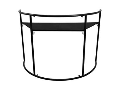 Omnitronic Gebogen mobiele DJ booth met tas zwart Omnitronic Gebogen mobiele DJ booth met tas zwart