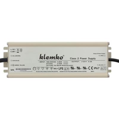 Leddriver IP-67 voor constante spanning 12V. Pmax = 60W.