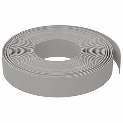 VidaXL Tuinrand 10 m 10 cm polyetheen grijs - thumbnail