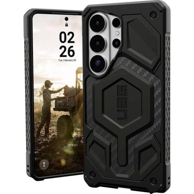 Urban Armor Gear Monarch Pro Case Samsung Galaxy S26 Ultra Carbon MagSafe compatible, Met magneetmodule