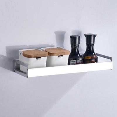 40cm keuken multifunctionele muur opknoping houder kruiden opslag rek (zilver)