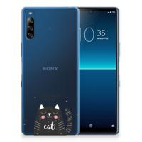 Sony Xperia L4 Telefoonhoesje met Naam Cat Good Day - thumbnail
