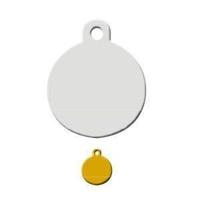 Naamplaatje Imarc Circle Wit - thumbnail