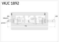 Aandrijfas VKJC1892 - thumbnail