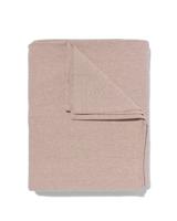 HEMA Tafelkleed chambray katoen beige/goud 140x240 (zand) - thumbnail