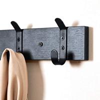 ACAZA Wandkapstok Zwart - thumbnail