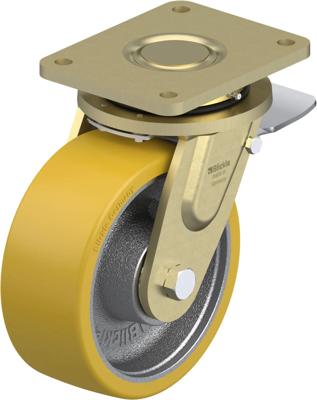 Blickle LS-GTH 202K-ST Zwenkwiel met rem Wieldiameter: 200 mm Draagvermogen (max.): 1600 kg 1 stuk(s)