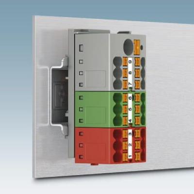 Phoenix Contact 3273066 Verdeelblok 28.6 mm Spanveer Grijs 10 stuk(s) Piece