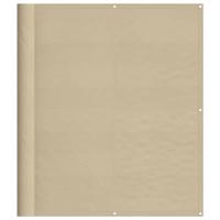 VidaXL Balkonscherm 120x1000 cm 100% oxford polyester beige - thumbnail