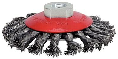 KS Tools 340.0050 Roestvrije kegelvorm-staaldraadborstel, 0,5 mm, Ø 100 mm KS Tools 340.0050 Roestvrije kegelvorm-staaldraadborstel, 0,5 mm, Ø 100 mm