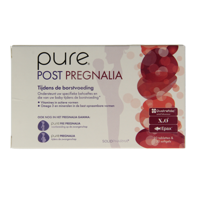 Post pregnalia 30 tabletten & 30 softgels 60 Stuks