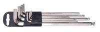 Unior Tools Ball End Hex Key Set 220/3SLPH-US long 9 Pcs. - thumbnail