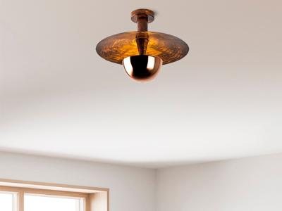 Plafondlamp PICCINI 1 lamp koper Plafondlamp PICCINI 1 lamp koper