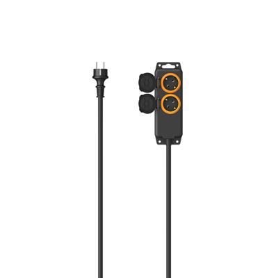 Hama 00223061 Buitenstopcontact Zwart Aanraakbeveiliging