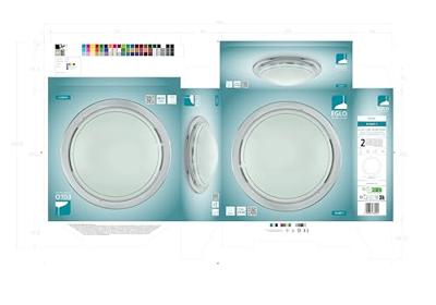 Eglo PlafondlampPlanet 1 chroom - 83155