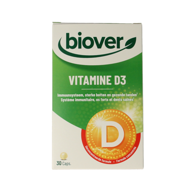 Biover Vitamine D3 30 Capsules