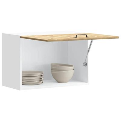 Keukenwandkast Lucca bewerkt hout artisanaal eikenkleur Keukenwandkast Lucca bewerkt hout artisanaal eikenkleur