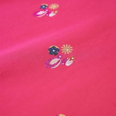 Kindertrui glitterprint 104 felroze Kindertrui glitterprint 104 felroze