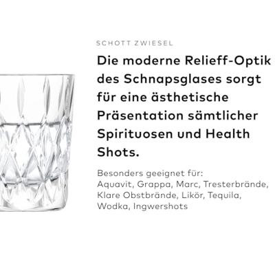 Schott Zwiesel Age Shotglazen 35 4 stuks Schott Zwiesel Age Shotglazen 35 4 stuks