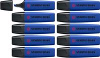 Fluoriscerende Markeerstift Stabilo NATURECOLORS WILDFLOWE Marineblauw (10 Stuks) - thumbnail