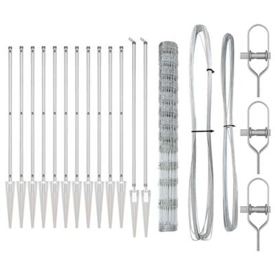 Weidehekwerk Zilver 25 x 1.5 m Gegalvaniseerd staal