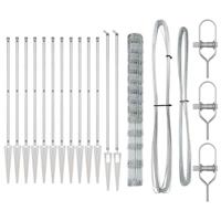 Weidehekwerk Zilver 25 x 1.5 m Gegalvaniseerd staal - thumbnail