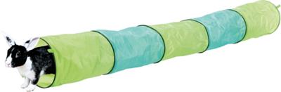Opvouwbare Tunnel voor Huisdieren Trixie Groen Antraciet Ø 18 × 130 CM - thumbnail