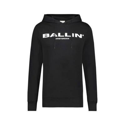 Ballin hoodie met tekst zwart
