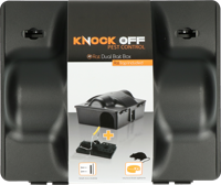Knock Pest Voerdoos Rat/Muis Dual bait incl. rattenklem - thumbnail