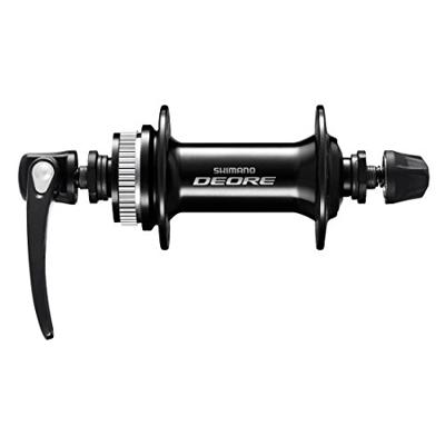 Shimano voornaaf deore hb-m6000 36 gaats 100 mm inbouwbreedte met snelspanner zwart