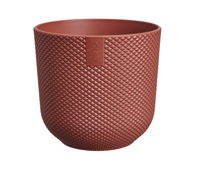 Jazz rond mini 11 cm toscaans rood bloempot elho - Elho - thumbnail