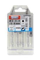 Connex Set Staalboren 2-6Mm 6K 5Dlg Blauw - COX978205 - thumbnail