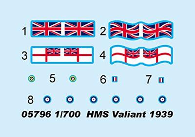 Trumpeter 1/700 HMS Valiant 1939