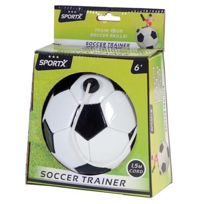 SportX Voetbaltrainer 140 gr + Koord 150 cm SportX Voetbaltrainer 140 gr + Koord 150 cm