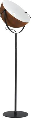 Masterlight Landelijke vloerlampLarino 60 180cm zwart met roestbruin - 1105-25-06