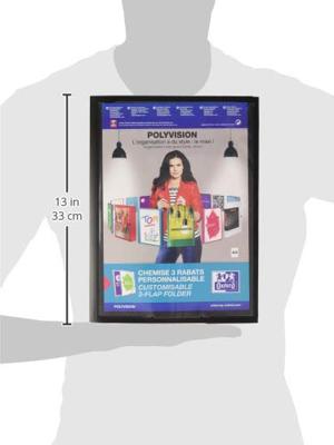 OXFORD Polyvision elastomap, formaat A4, uit PP, zwart