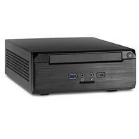 Inter-Tech itx mw-02 ii htpc behuizing (zwart | 1x usb-a | 1x usb-c) - thumbnail