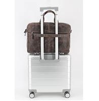 Juscha JU-48211 Laptop Aktetas Roberto Romano PALERMO Bruin, Echt Leer 28x41x8cm - thumbnail